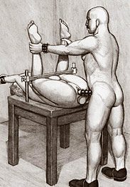 Punishment - whip those big tits harder, honey, make the slave dance on my cock by Badia